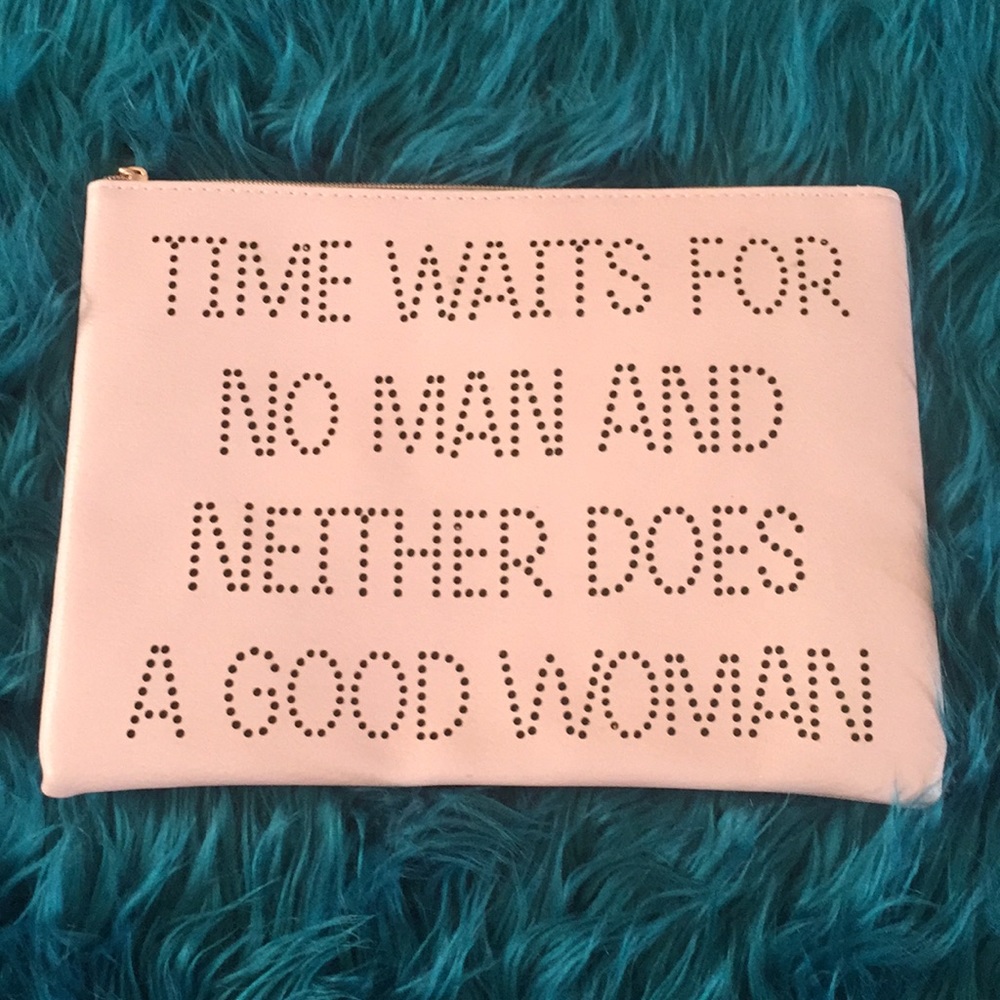 Pink clutch